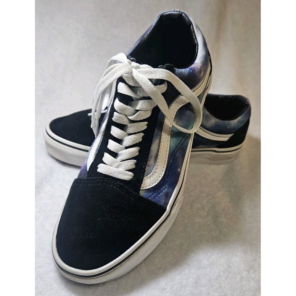 Vans Old Skool Galaxy Low Top Skater Shoes Women 9 Men 7.5 Multicolor Sneaker
